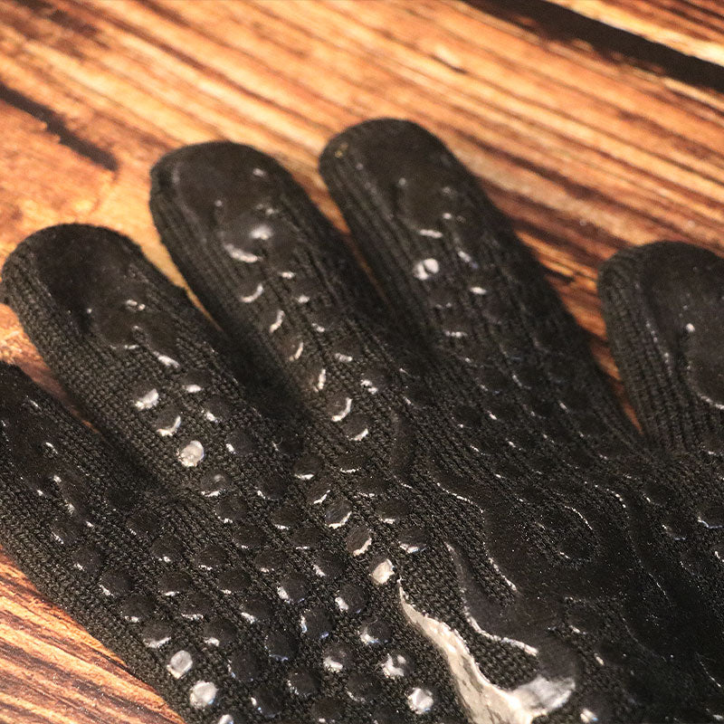 Silicone Knitted BBQ Gloves