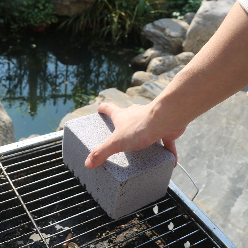 Natural Pumice Grill Griddle Cleaning Block-Large