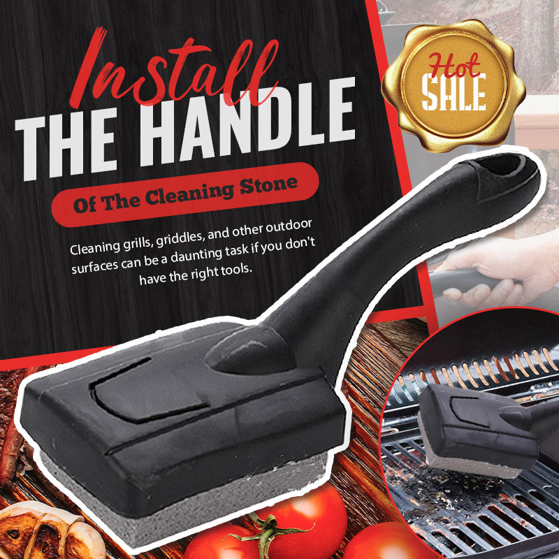 Install The Handle Of The Cleaning Stone