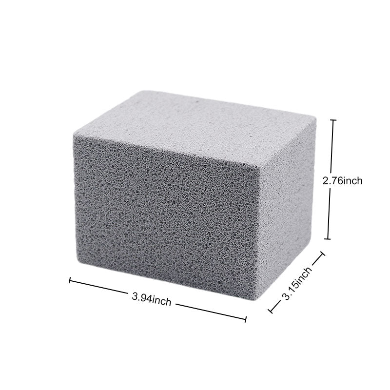 Natural Pumice Grill Griddle Cleaning Block-Medium